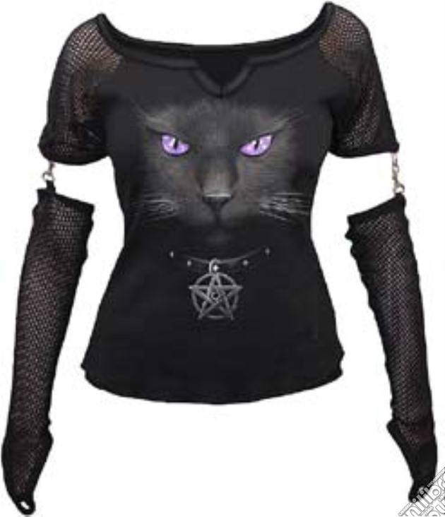 Black Cat - Mesh Glove Long Sleeve Top (tg. Xl) gioco di Spiral Direct