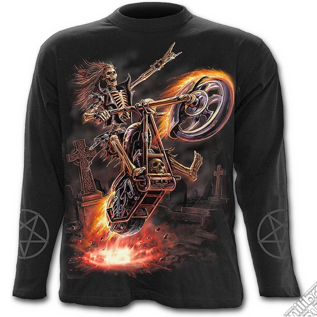 Hell Rider - Longsleeve T-shirt Black (tg. L) gioco di Spiral Direct