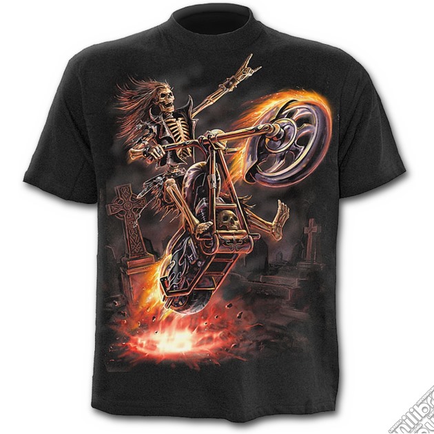 Hell Rider - Kids T-shirt Black (tg. Xxl) gioco di Spiral Direct