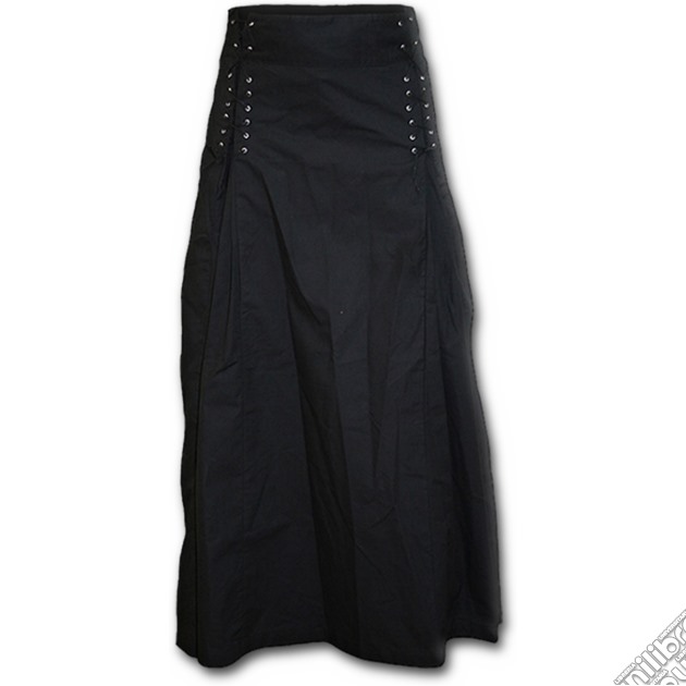 Gothic Elegance - Laceup Long Skirt Black (tg. S) gioco di Spiral Direct