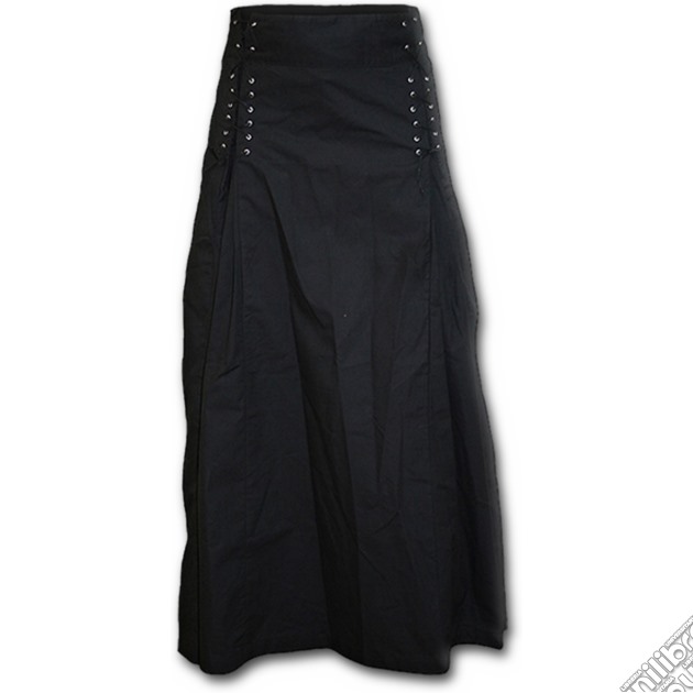 Gothic Elegance - Laceup Long Skirt Black (tg. L) gioco di Spiral Direct