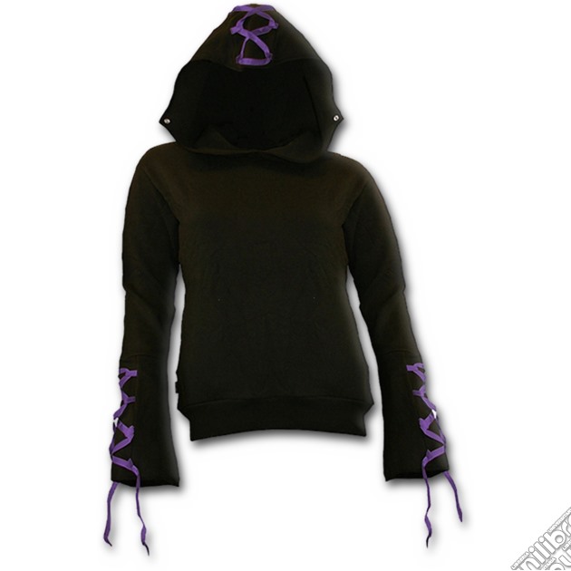 Gothic Elegance - Purple Ribbon Gothic Hoody Black (tg. M) gioco di Spiral Direct