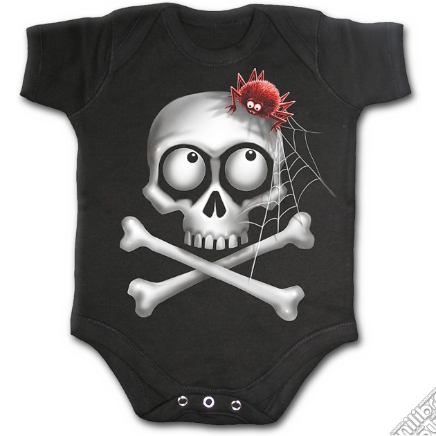 Squatter - Skullz - Baby Sleepsuit Black (tg. M) gioco di Spiral Direct