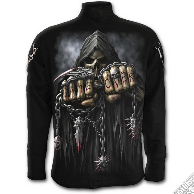 Game Over - Gothic Fleece Jacket Black (tg. L) gioco di Spiral Direct