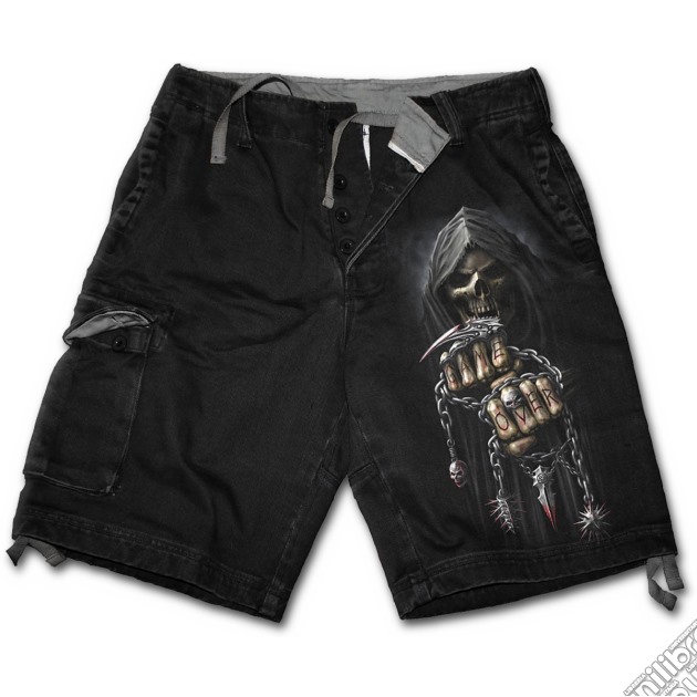 Game Over Shorts - Vintage Cargo Shorts Black (tg. Xxl) gioco di Spiral Direct