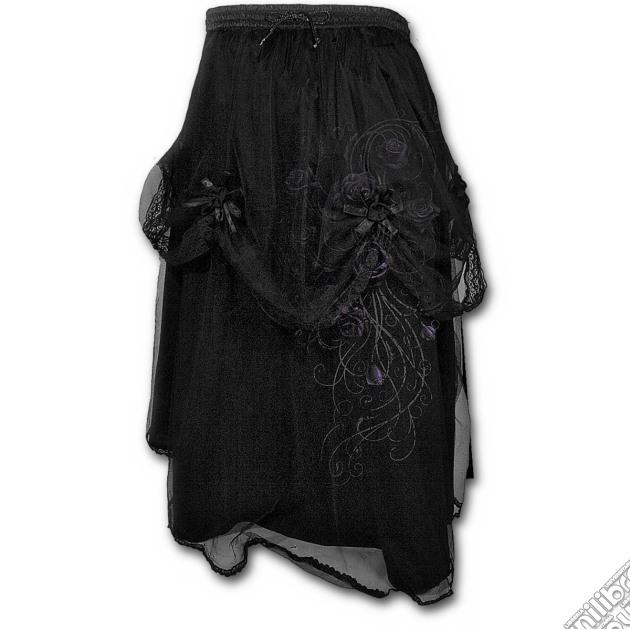 Entwined - Black Rose Corsage Skirt Black (tg. L) gioco di Spiral Direct