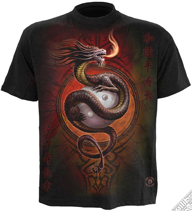Yin Yang Protector - T-shirt Black (tg. Xxl) gioco di Spiral Direct
