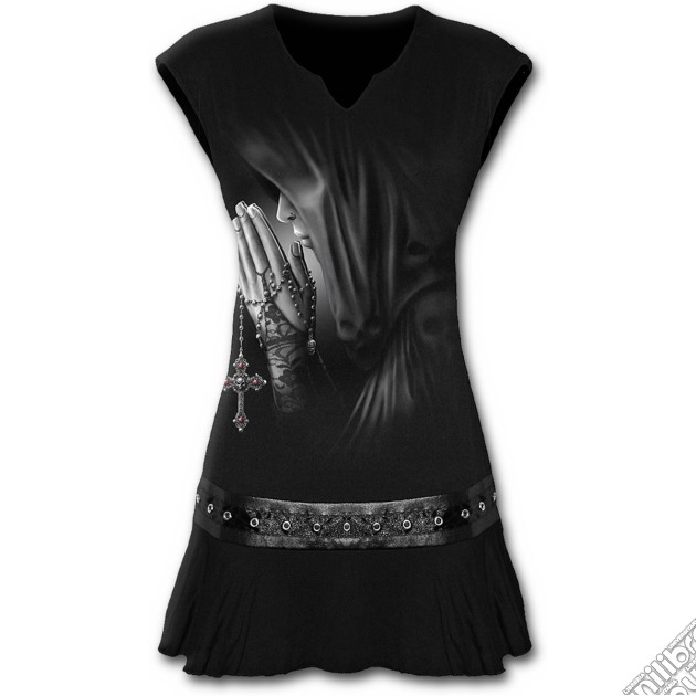 Exorcism - Stud Waist Mini Dress Black (tg. L) gioco di Spiral Direct