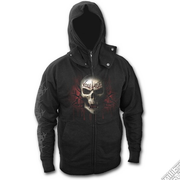 Game Over - High Zip Poppers Hoody Black (tg. M) gioco di Spiral Direct