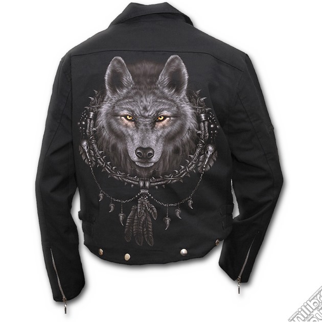 Wolf Dreams - Lined Biker Jacket Black (tg. L) gioco di Spiral Direct