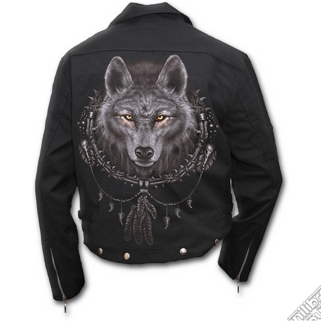 Wolf Dreams - Lined Biker Jacket Black (tg. M) gioco di Spiral Direct