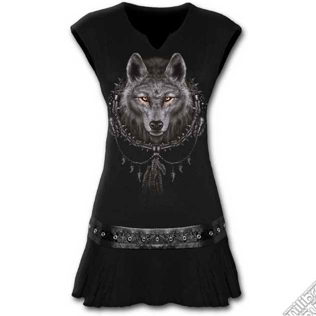 Wolf Dreams - Stud Waist Mini Dress Black (tg. Xl) gioco di Spiral Direct