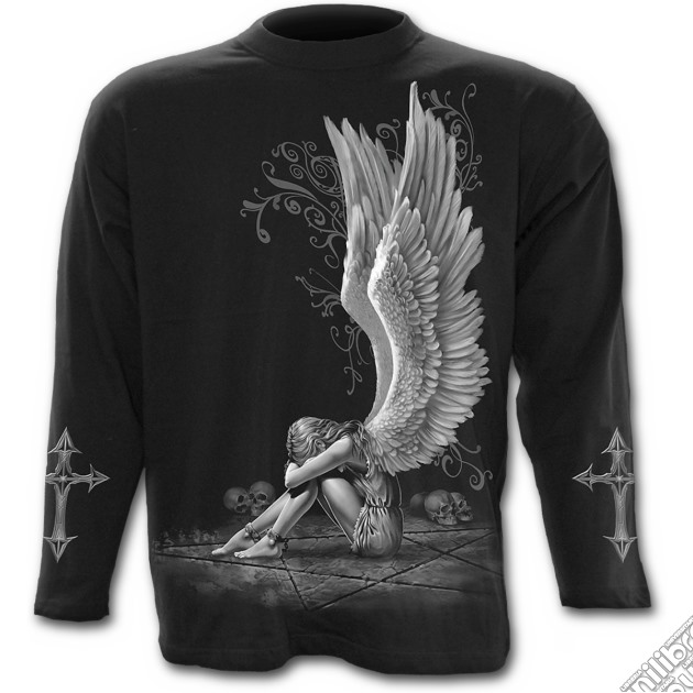 Enslaved Angel - Longsleeve T-shirt Black (tg. L) gioco di Spiral Direct