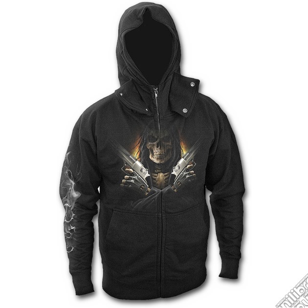 Cold Steel - High Zip Poppers Hoody Black (tg. L) gioco di Spiral Direct