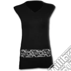 Gothic Elegance - Lace Waist Mini Dress Black (tg. Xl) giochi