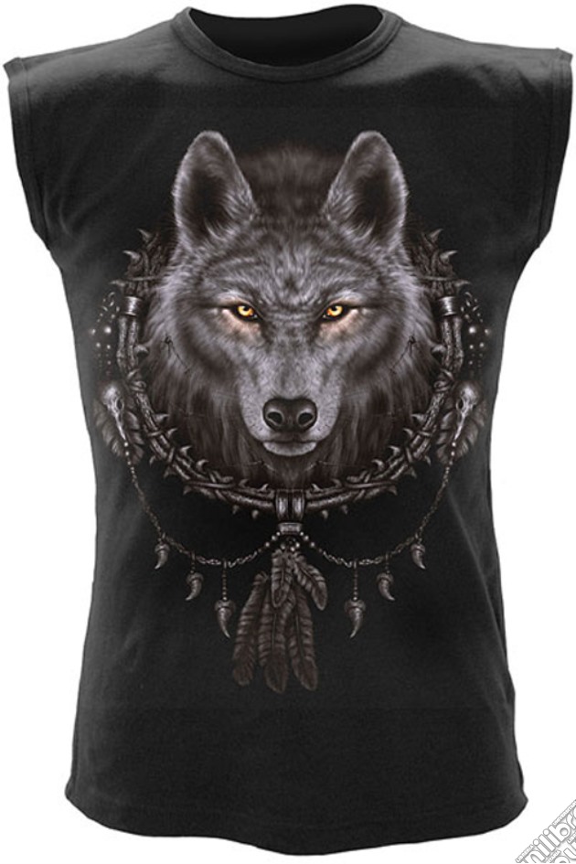 Wolf Dreams - Sleeveless T-shirt Black (tg. L) gioco di Spiral Direct