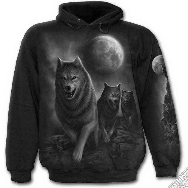 Wolf Pack Wrap - Hoody Black (tg. Xl) gioco di Spiral Direct