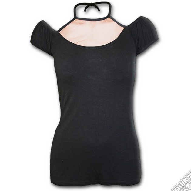 Gothic Elegance - Gypsy Drop Shoulder Top Black (tg. L) gioco di Spiral Direct