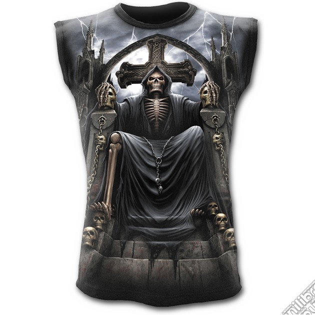 Lord Reaper - Allover Sleeveless T-shirt Black (tg. Xl) gioco di Spiral Direct