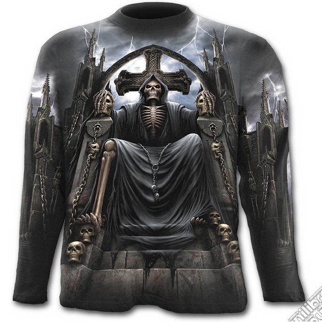 Lord Reaper - Allover Longsleeve T-shirt Black (tg. L) gioco di Spiral Direct