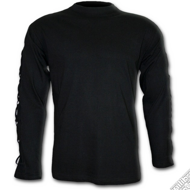 Gothic Rock - Cross Strap Longsleeve T-shirt Black (tg. Xl) gioco di Spiral Direct