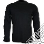 Spiral: Gothic Rock: Cross Strap Longsleeve T-shirt Black (T-Shirt Manica Lunga Unisex Tg. M)