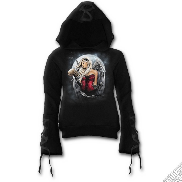 Angel Of Death - Black Ribbon Gothic Hoody Black (tg. M) gioco di Spiral Direct