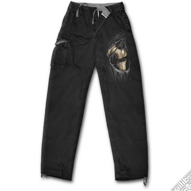 Bone Slasher Shorts - Vintage Cargo Trousers Black (tg. L) gioco di Spiral Direct