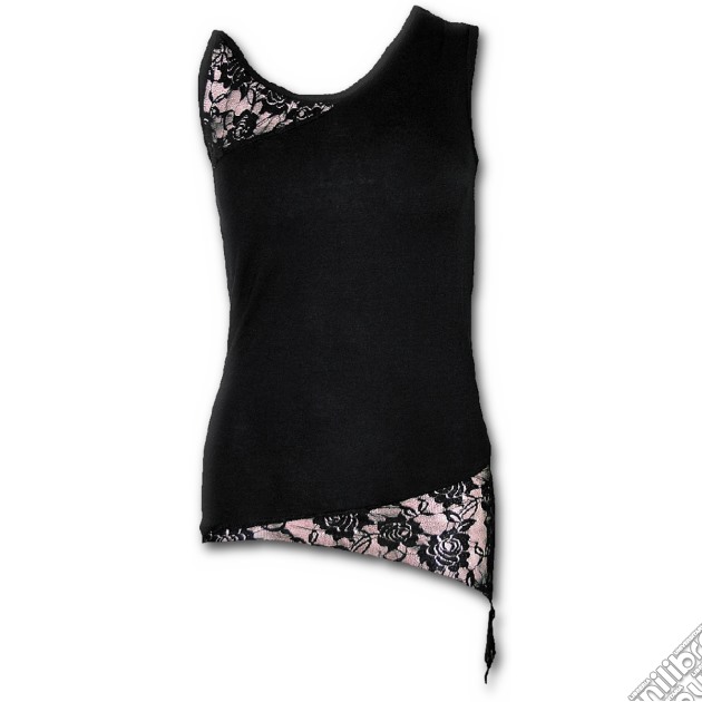 Gothic Elegance - Adj Shoulder Lace Top Black (tg. Xxl) gioco di Spiral Direct