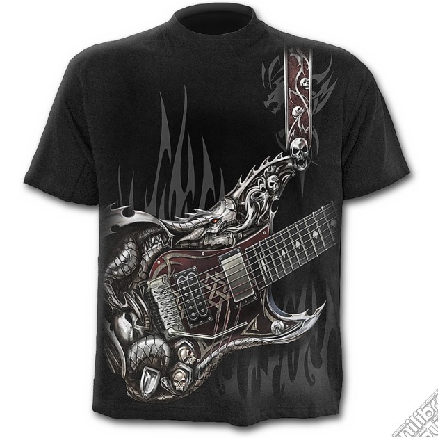 Air Guitar - Kids T-shirt Black (tg. Xxl) gioco di Spiral Direct