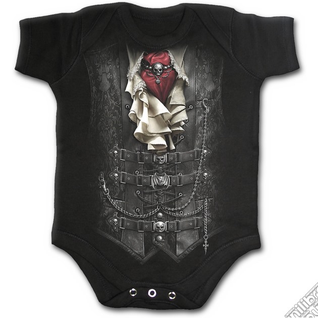 Waisted - Baby Sleepsuit Black (tg. S) gioco di Spiral Direct