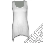 Gothic Elegance - Goth Bottom Vest Dress White (tg. Xxl)