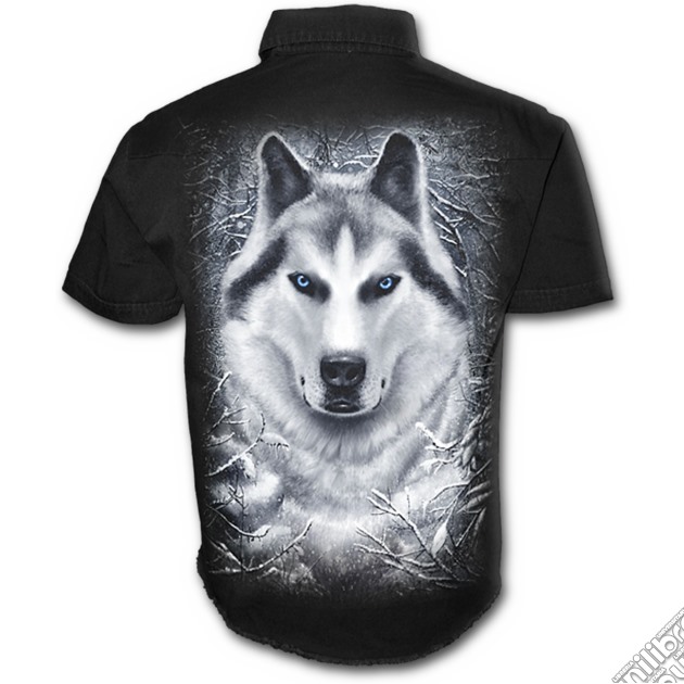 White Wolf - Shortsleeve Stone Washed Worker Black (tg. M) gioco di Spiral Direct
