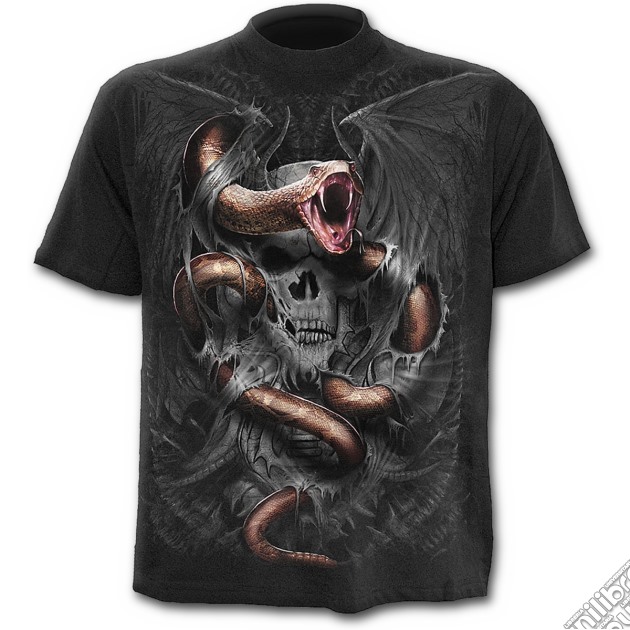 Serpent's Rip - T-shirt Black (tg. Xxl) gioco di Spiral Direct