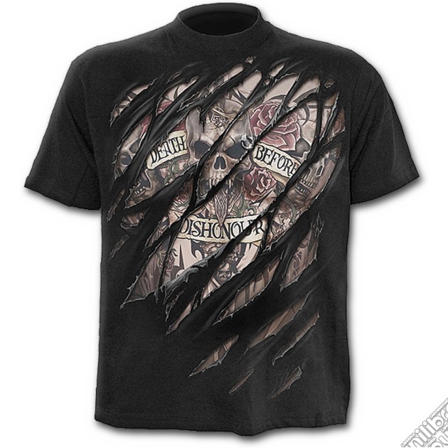 Death Before Dishonour - T-shirt Black (tg. Xxl) gioco di Spiral Direct
