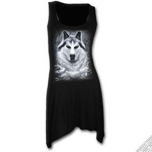 White Wolf - Goth Bottom Camisole Dress Black (tg. Xxl) gioco di Spiral Direct