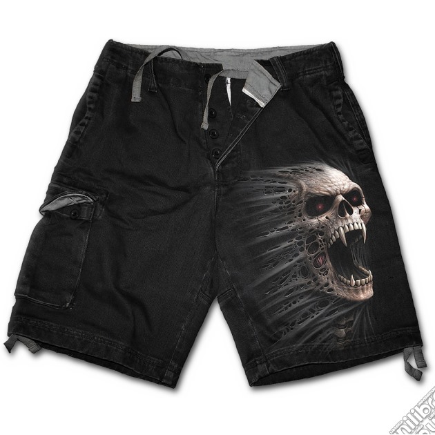 Cast Out - Vintage Cargo Shorts Black (tg. Xl) gioco di Spiral Direct