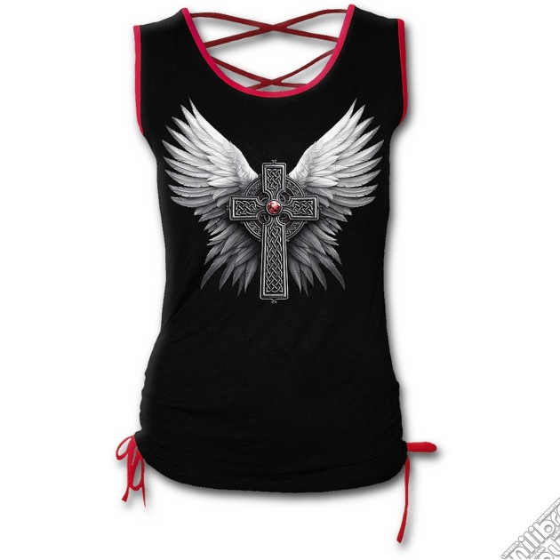 Freedom Cross - Back Strap Top Red Black (tg. M) gioco di Spiral Direct