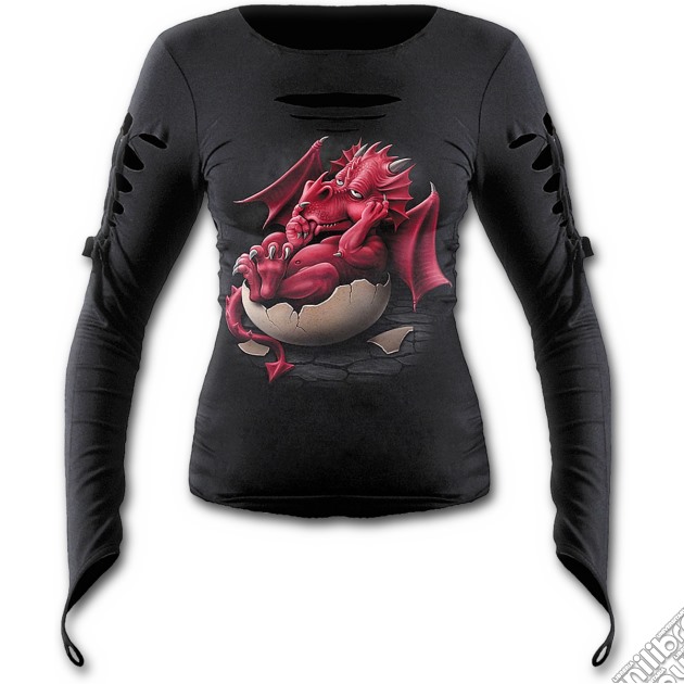Growing Pains - Slashed Goth Glove Top Black (tg. Xl) gioco di Spiral Direct