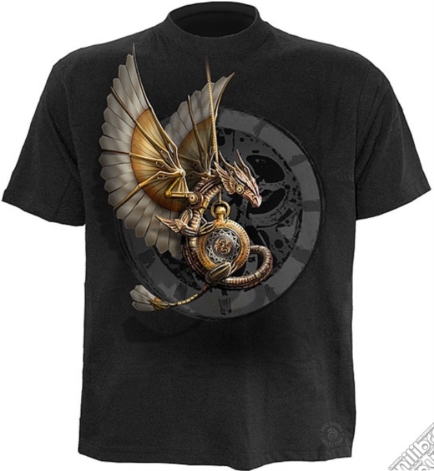 Steampunk Dragon - T-shirt Black Sp (tg. M) gioco di Spiral Direct