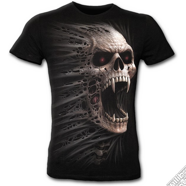 Cast Out - Fitted Fine Combed T-shirt Black (tg. Xxl) gioco di Spiral Direct