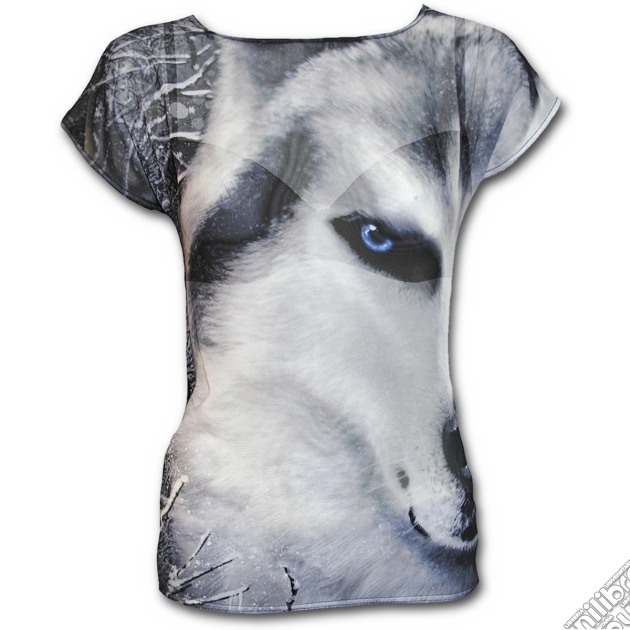 White Wolf - Allover Baggy Backdrop Top Chiffon (tg. L) gioco di Spiral Direct