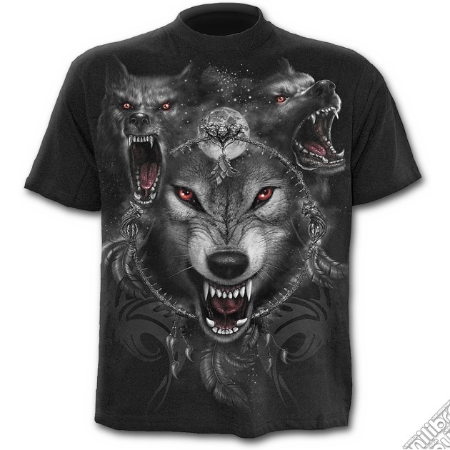 Wolf Triad - T-shirt Black (tg. Xxl) gioco di Spiral Direct