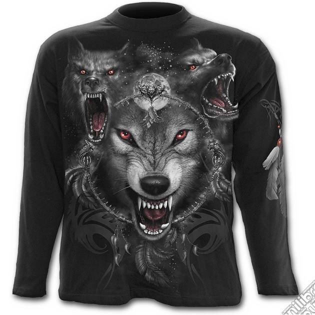 Wolf Triad - Longsleeve T-shirt Black (tg. Xxl) gioco di Spiral Direct