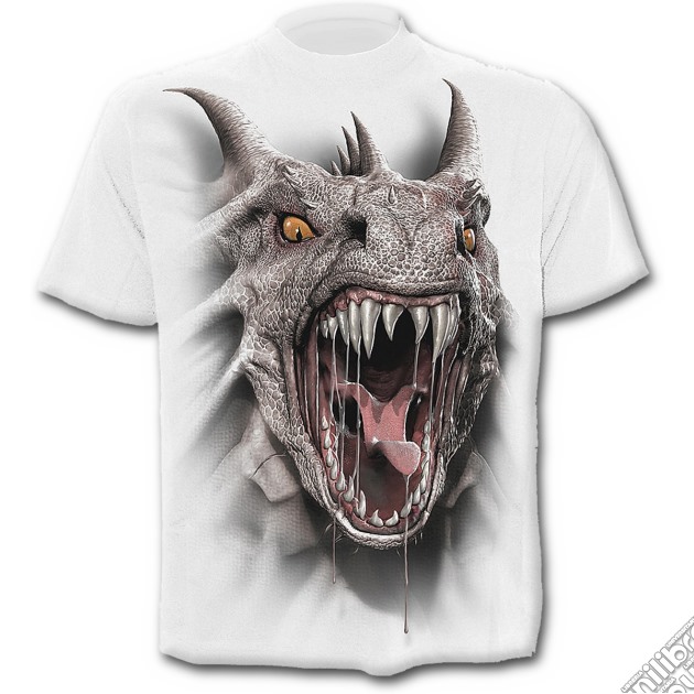 Roar Of The Dragon - T-shirt White (tg. Xl) gioco di Spiral Direct