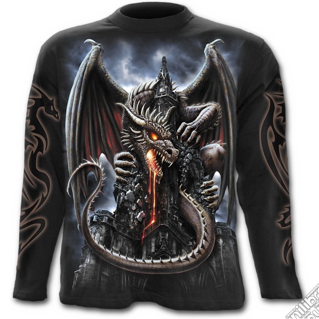 Dragon Lava - Longsleeve T-shirt Black (tg. Xxl) gioco di Spiral Direct