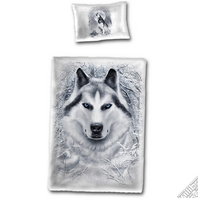 White Wolf - Single Duvet Cover + Uk Pillow Case gioco di Spiral Direct