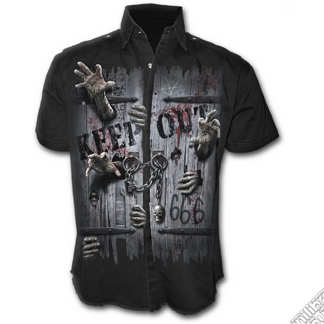 Zombies Unleashed - Shortsleeve Stone Washed Worker Black (tg. Xxl) gioco di Spiral Direct