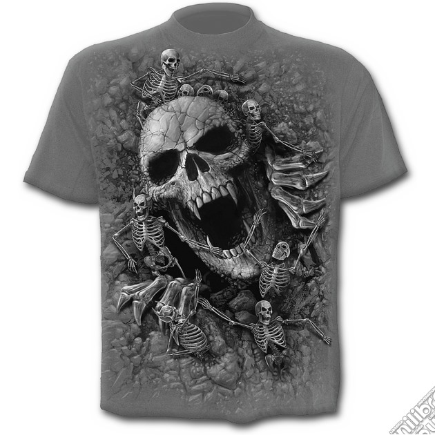 Skulls Cove - T-shirt Black Charcoal (tg. Xxl) gioco di Spiral Direct