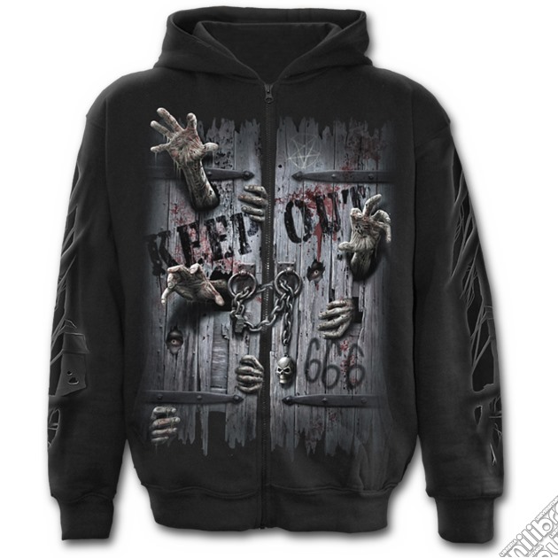 Zombies Unleashed - Full Zip Hoody Black (tg. L) gioco di Spiral Direct